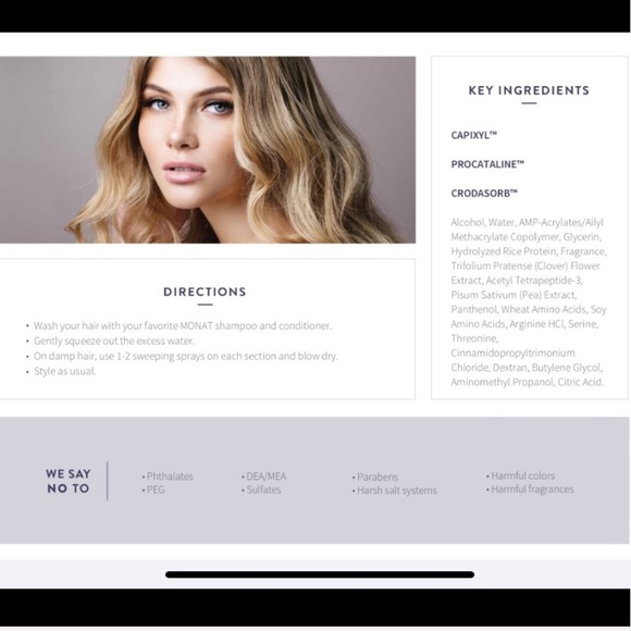 MONAT Thickening Spray - Picture 2 of 3